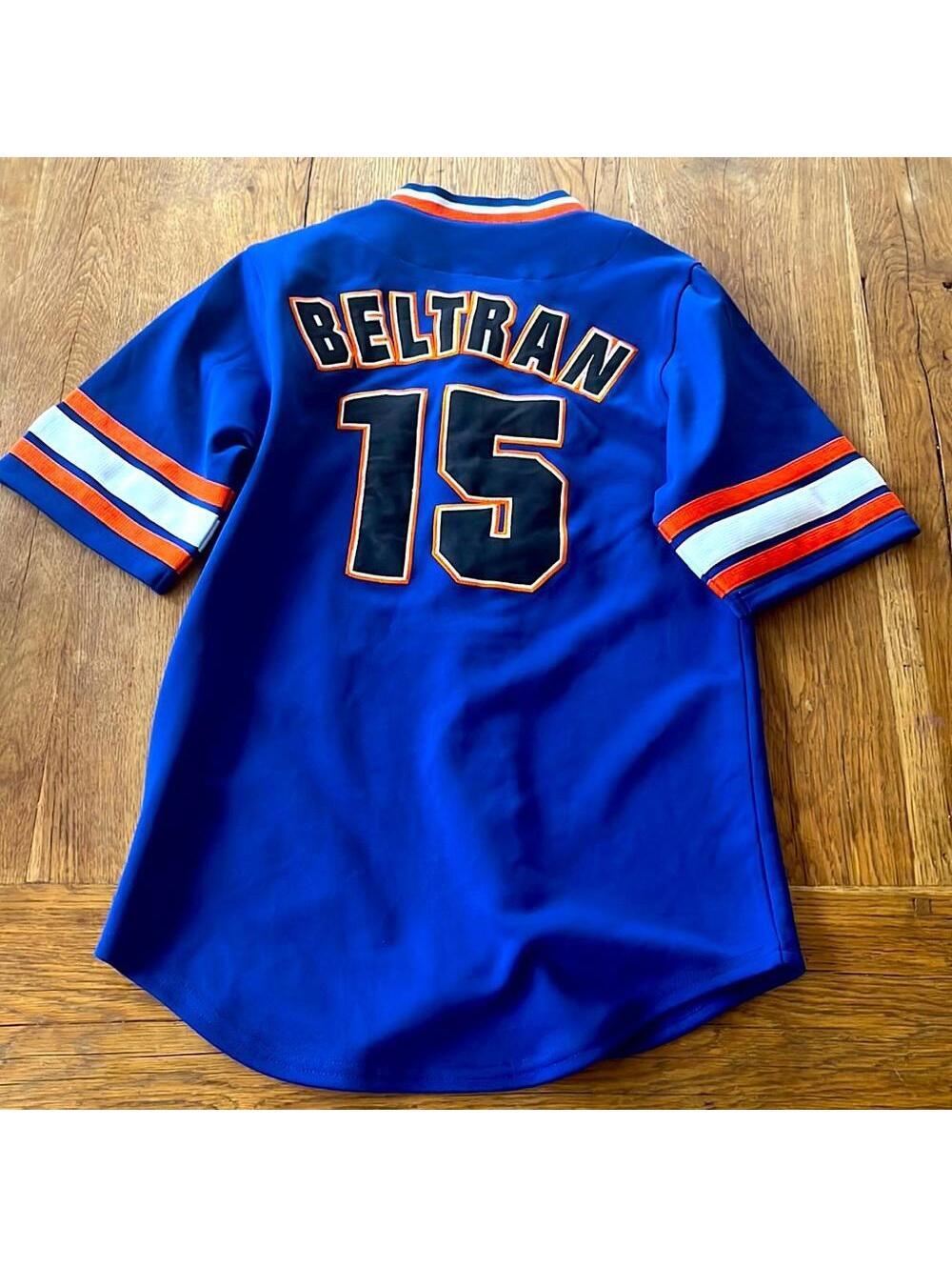 NY METS BELTRAN JERSEY NUMBER 15 Youth size medium